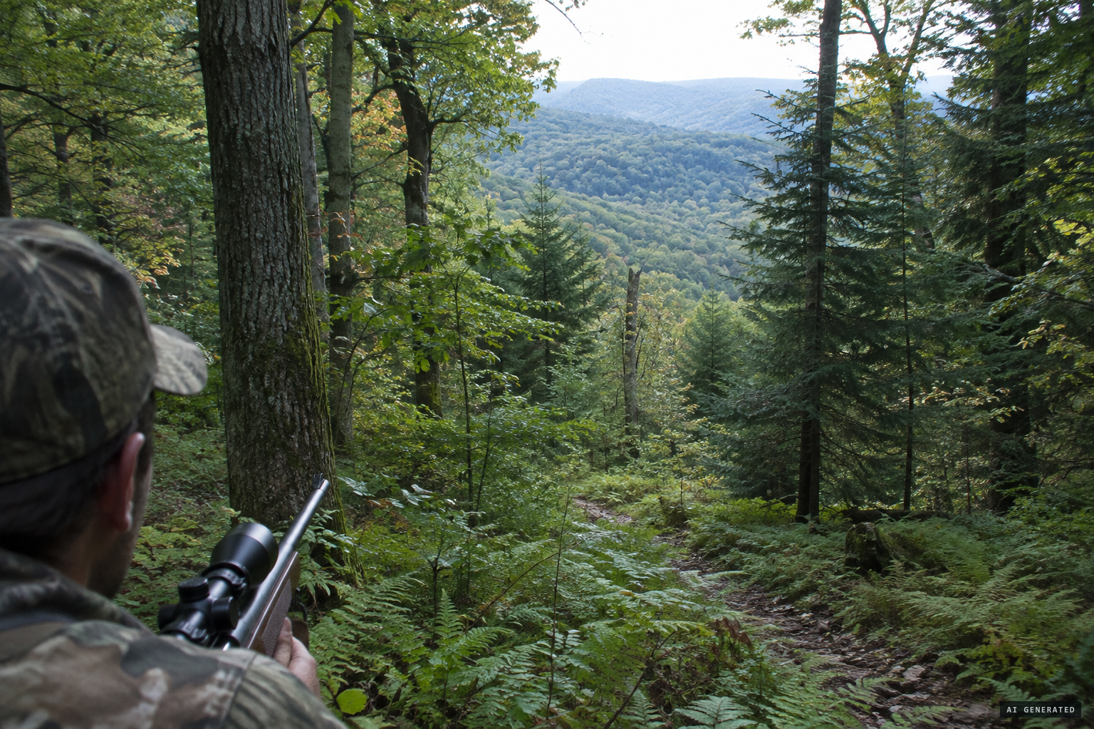 The Allegheny National Forest in northwest Pennsylvania