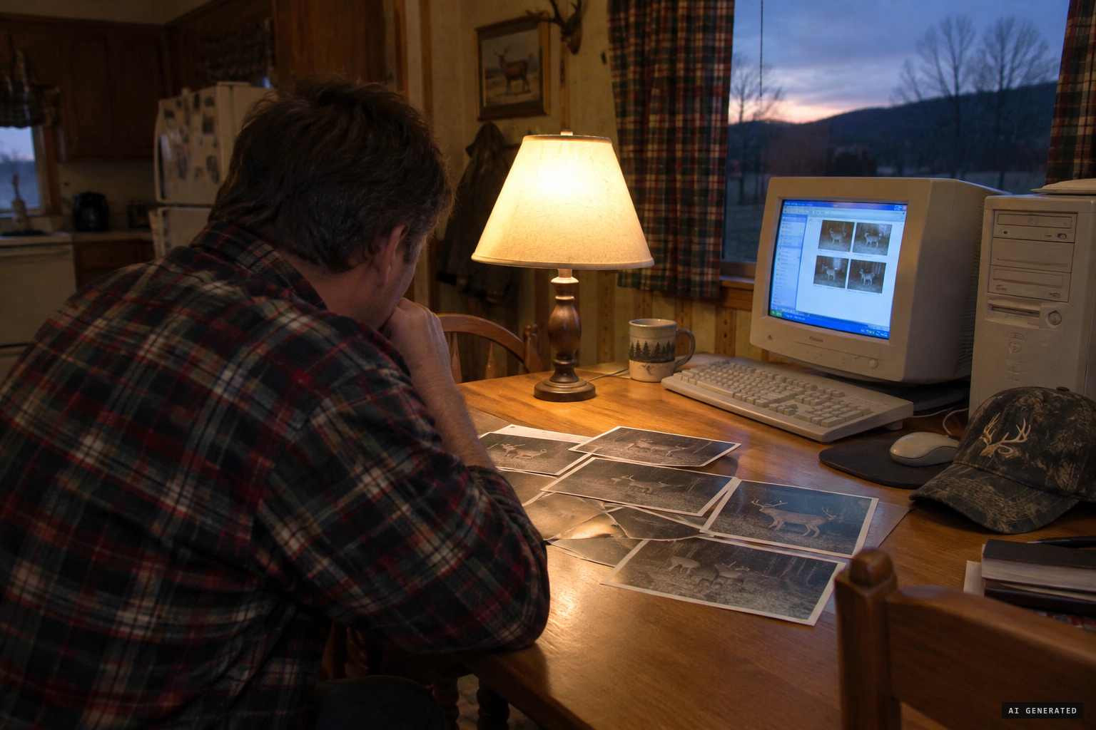 Jacobs, a hunter for years, puzzles over the photos