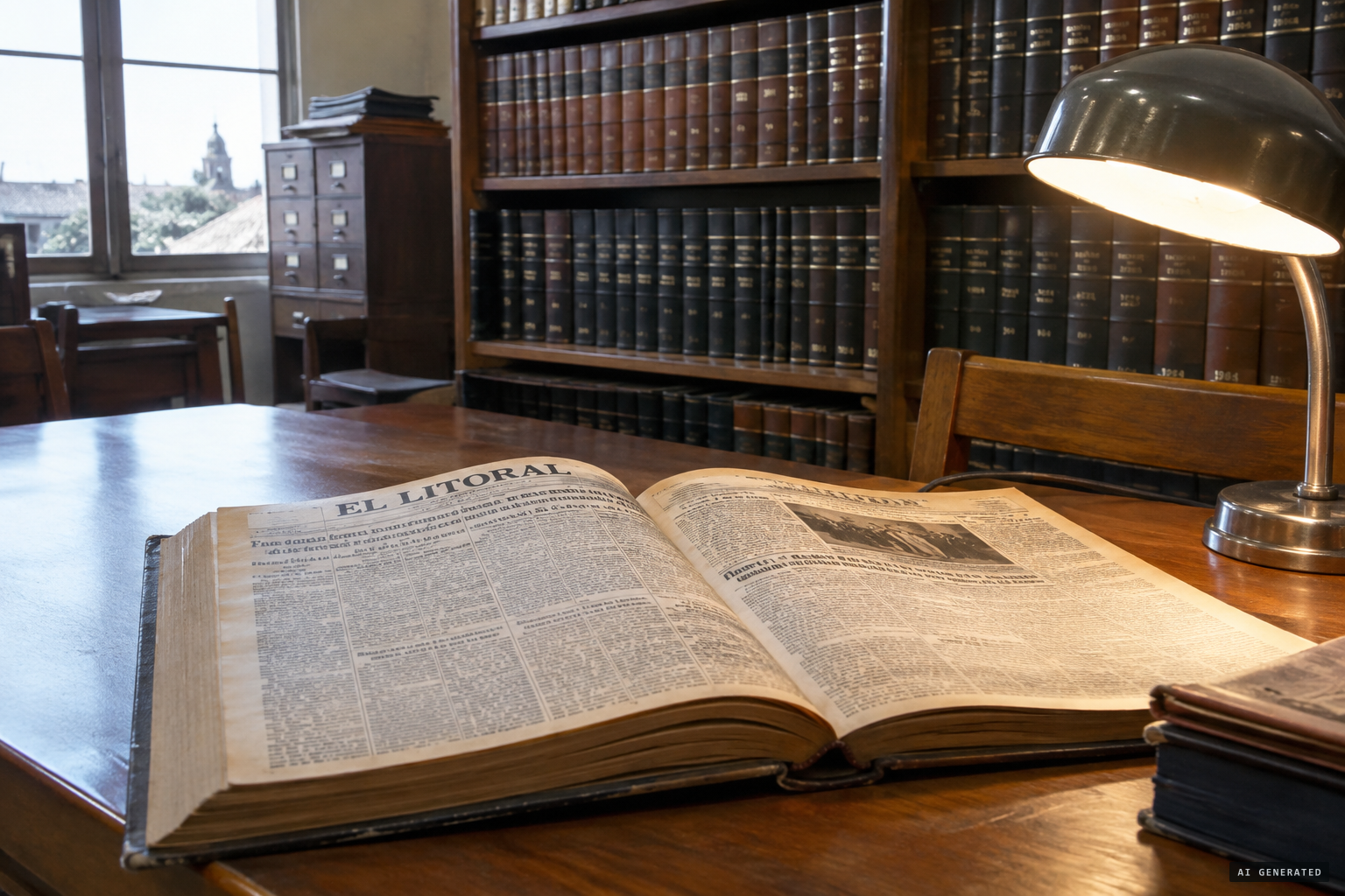 El Litoral's 17 July issue indexes 'Platos Voladores'