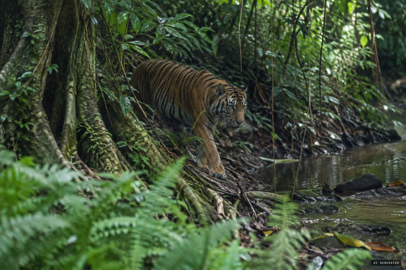 The Javan tiger in the forests of Java, last confirmed at Meru Betiri in 1976