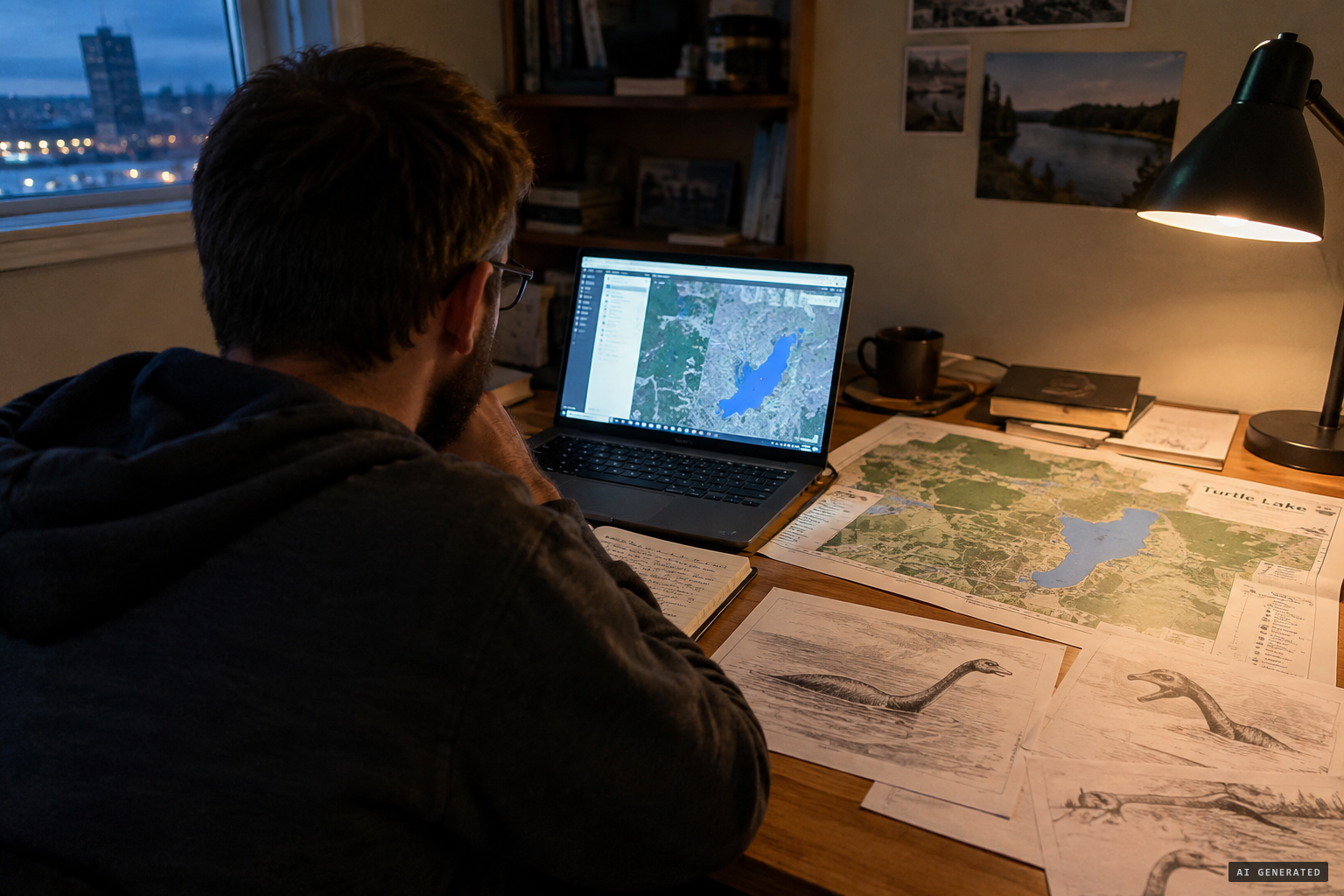 Rob Grosse researches the creature from Saskatoon