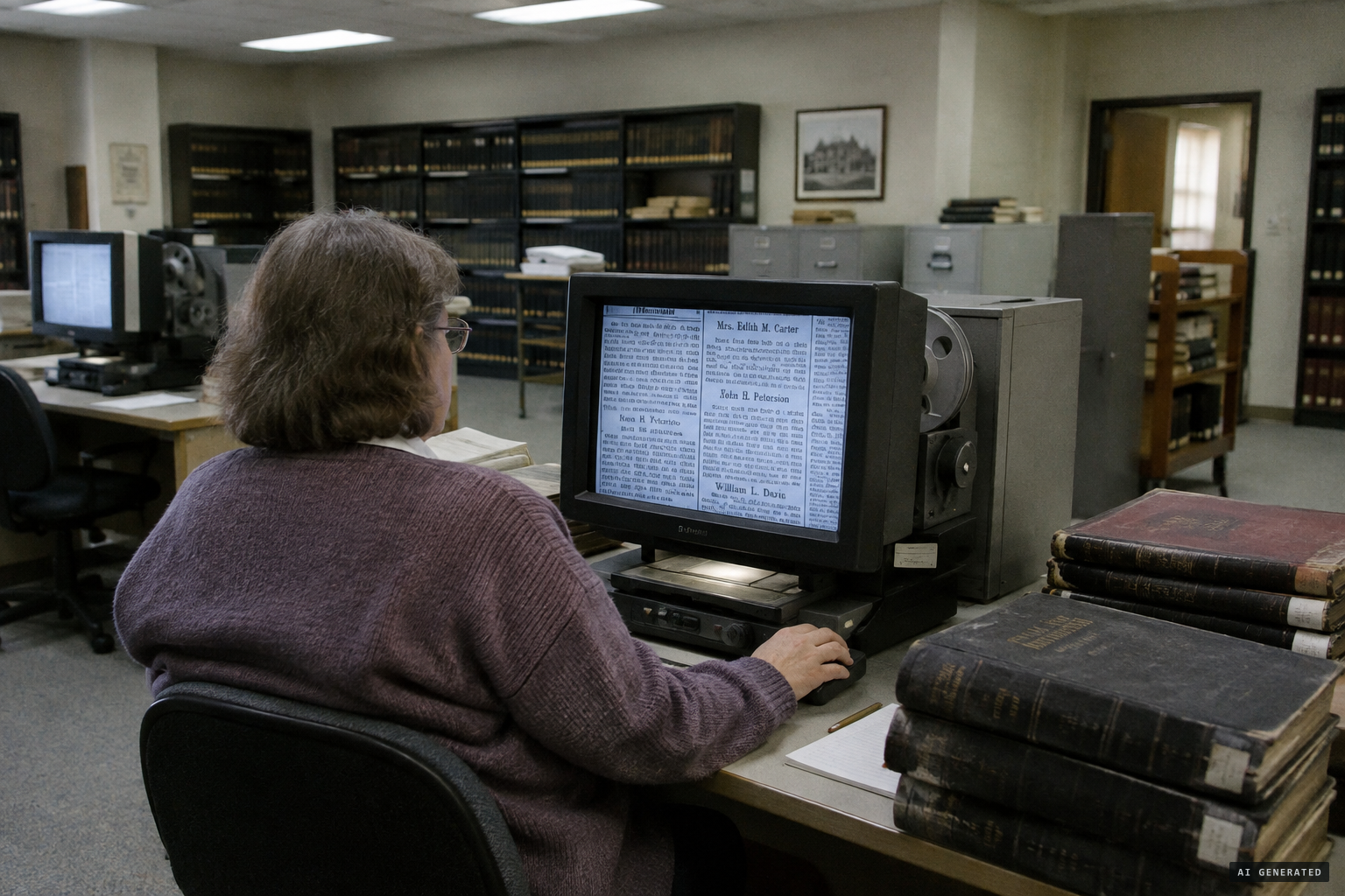 Searches of Mecosta County genealogy and obituary records turn up nothing