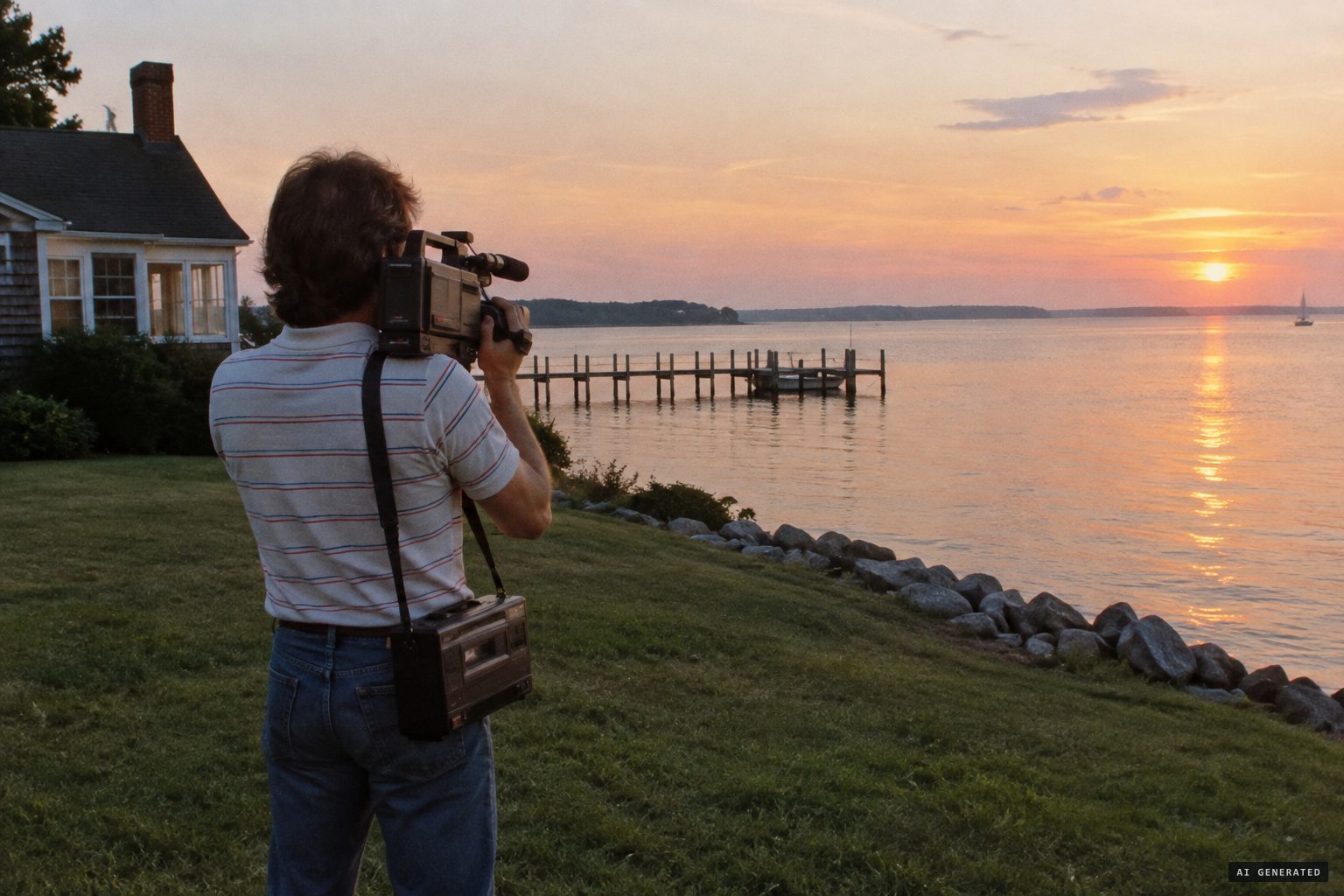 Robert Frew's rare video camera at Love Point on the Chesapeake Bay