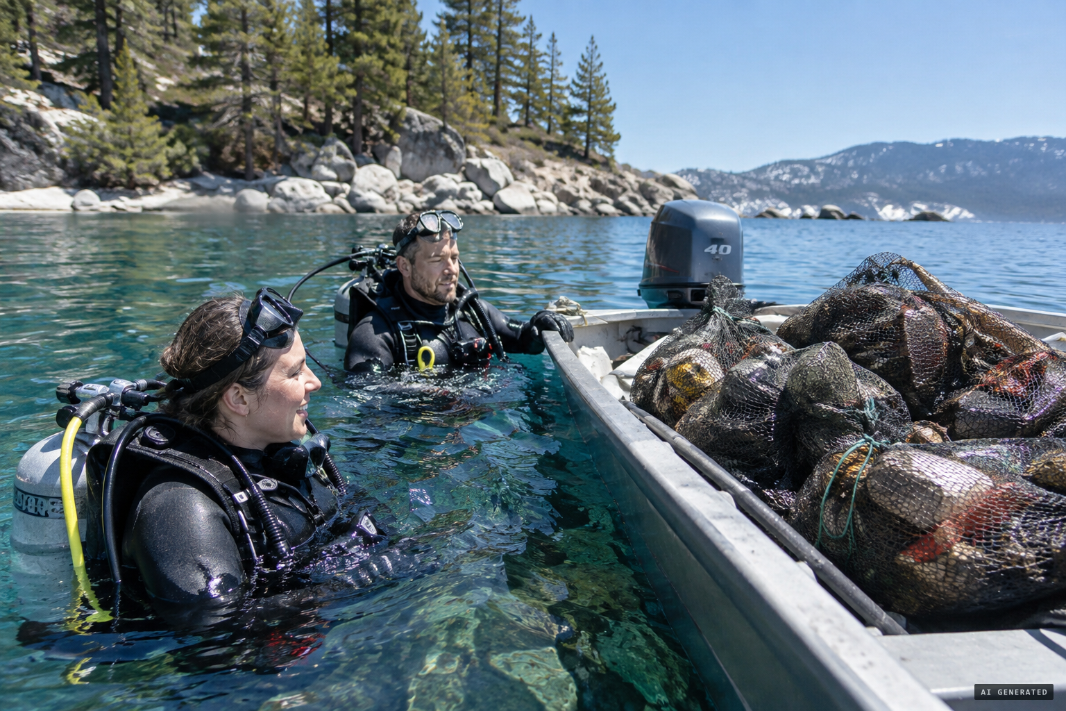 Clean Up the Lake divers find debris, but no Tessie