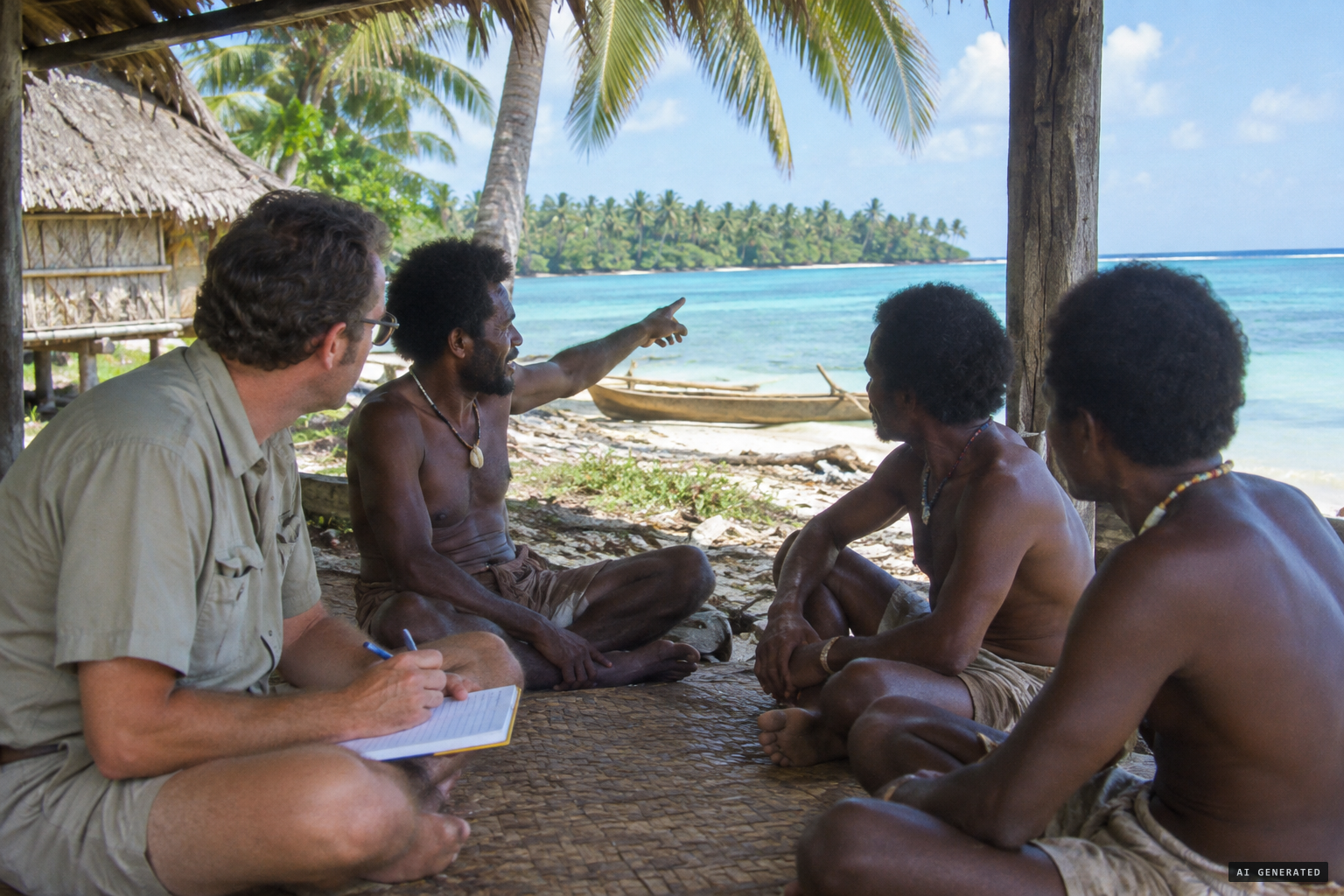 Fieldwork in central New Ireland, where people spoke of the ri