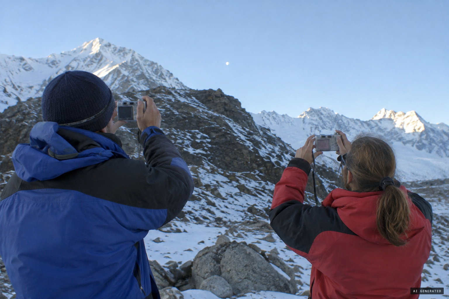 Kulkarni and Dhar take digital photographs
