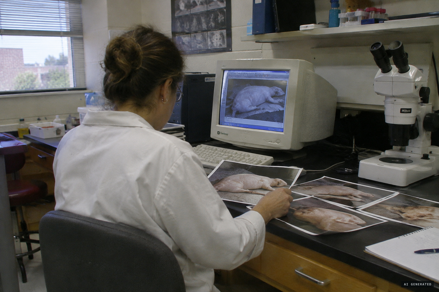 Parasitologist Danny Pence: "of course it's a mangey coyote"
