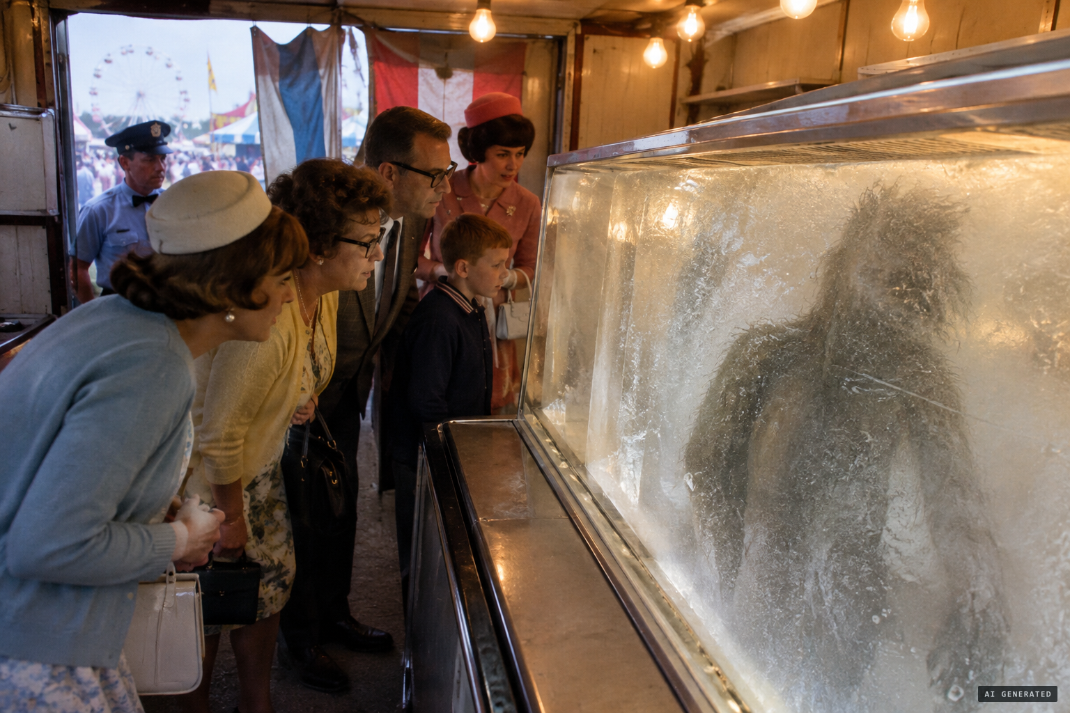 The touring Minnesota Iceman of 1968, Hank's hoax predecessor