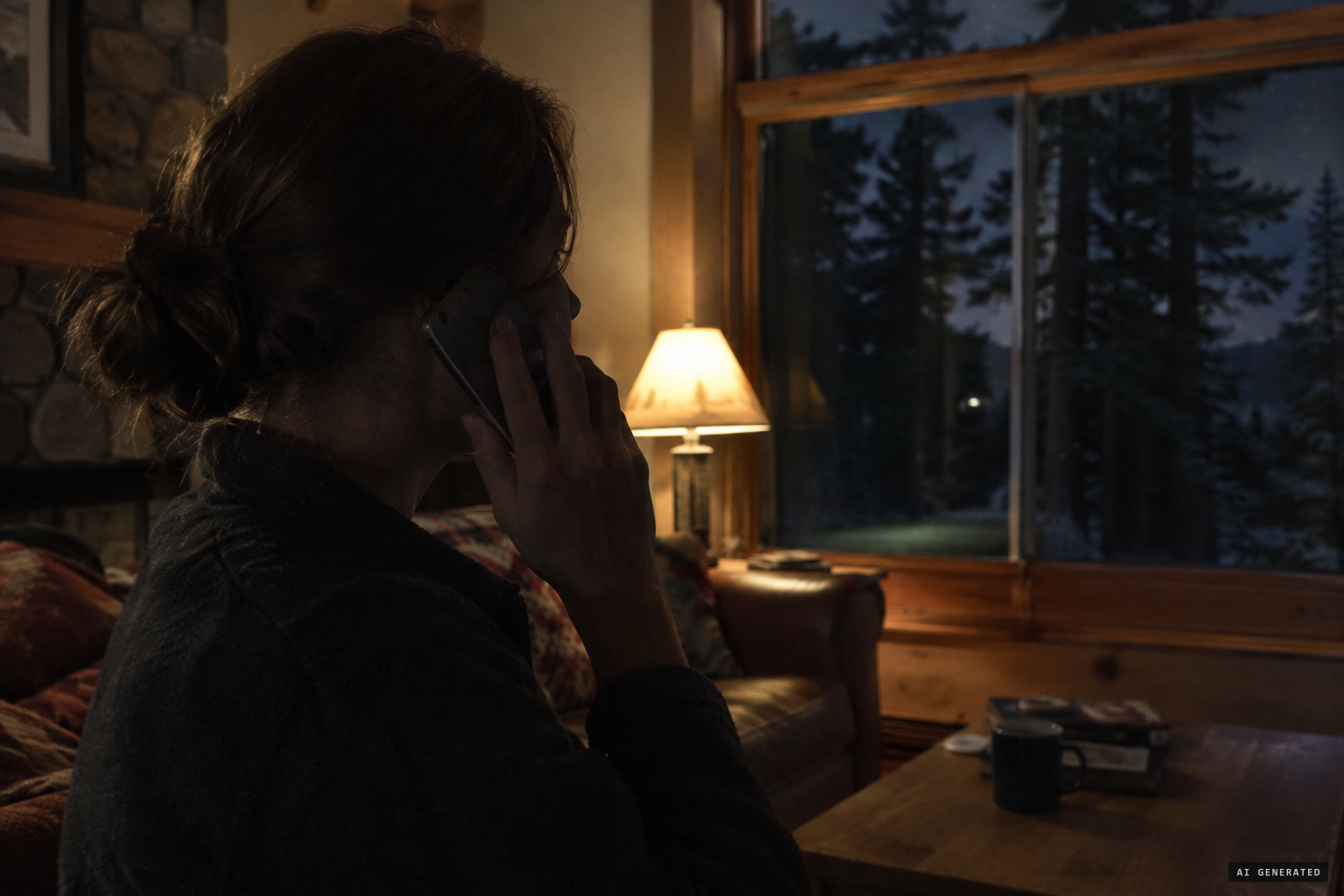 Ackley calls 911 and is told she saw a bear