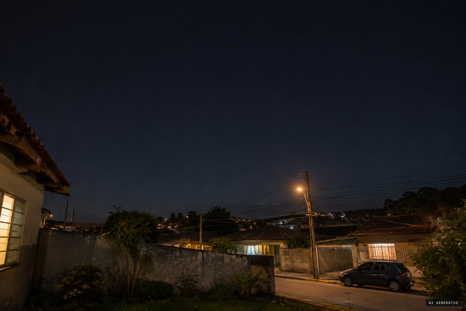 The night of 8 July 2025 in São Pedro