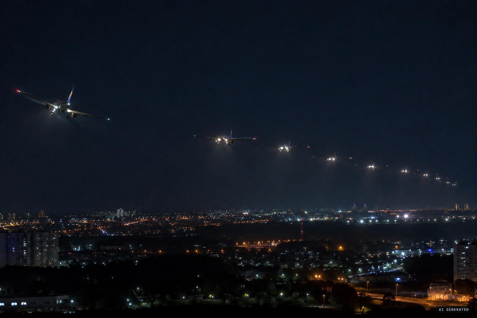 Airliners on approach to Viracopos, BRAMON's explanation