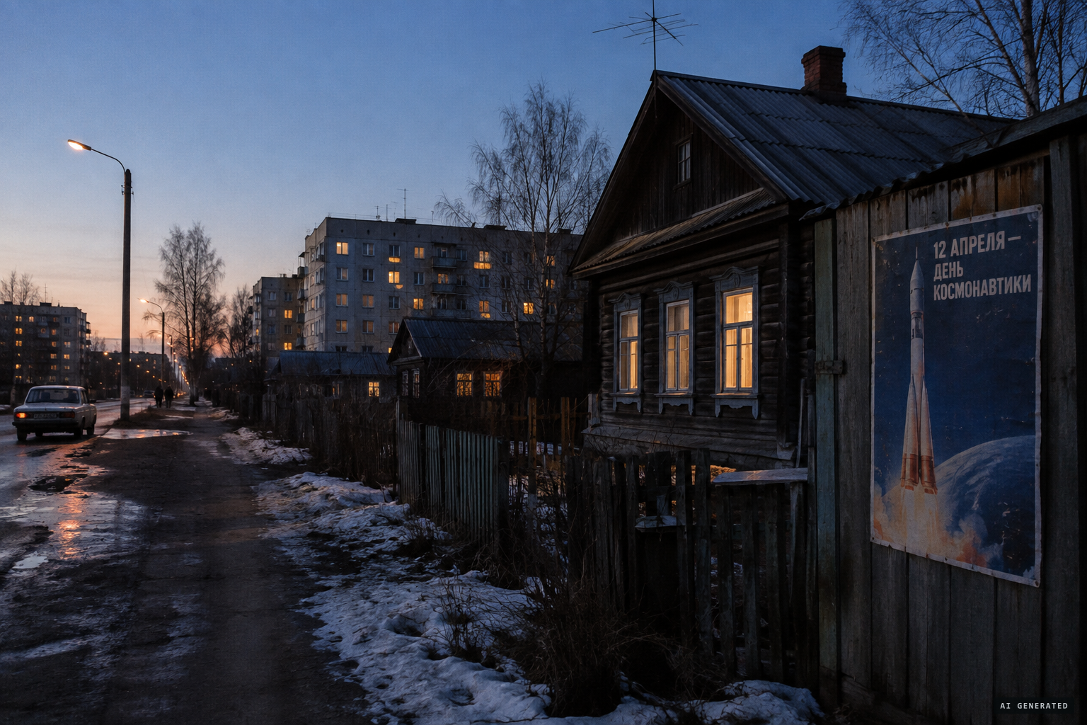 The night before Cosmonautics Day, 30 years after Gagarin