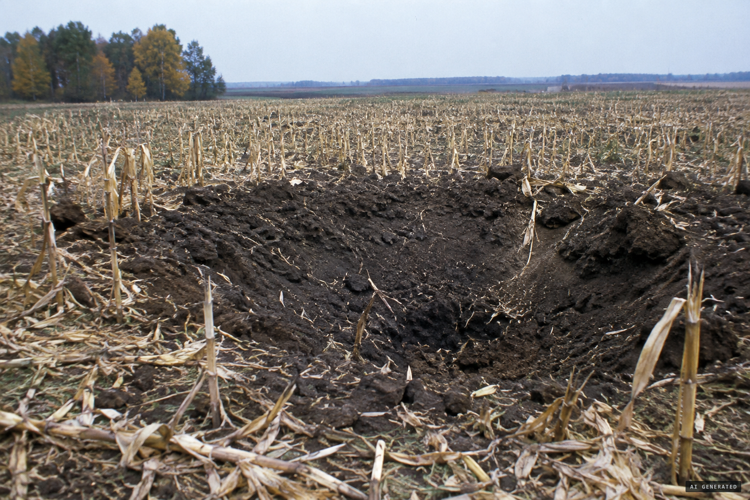 1992: a second crater in a maize field near Frolovskoe