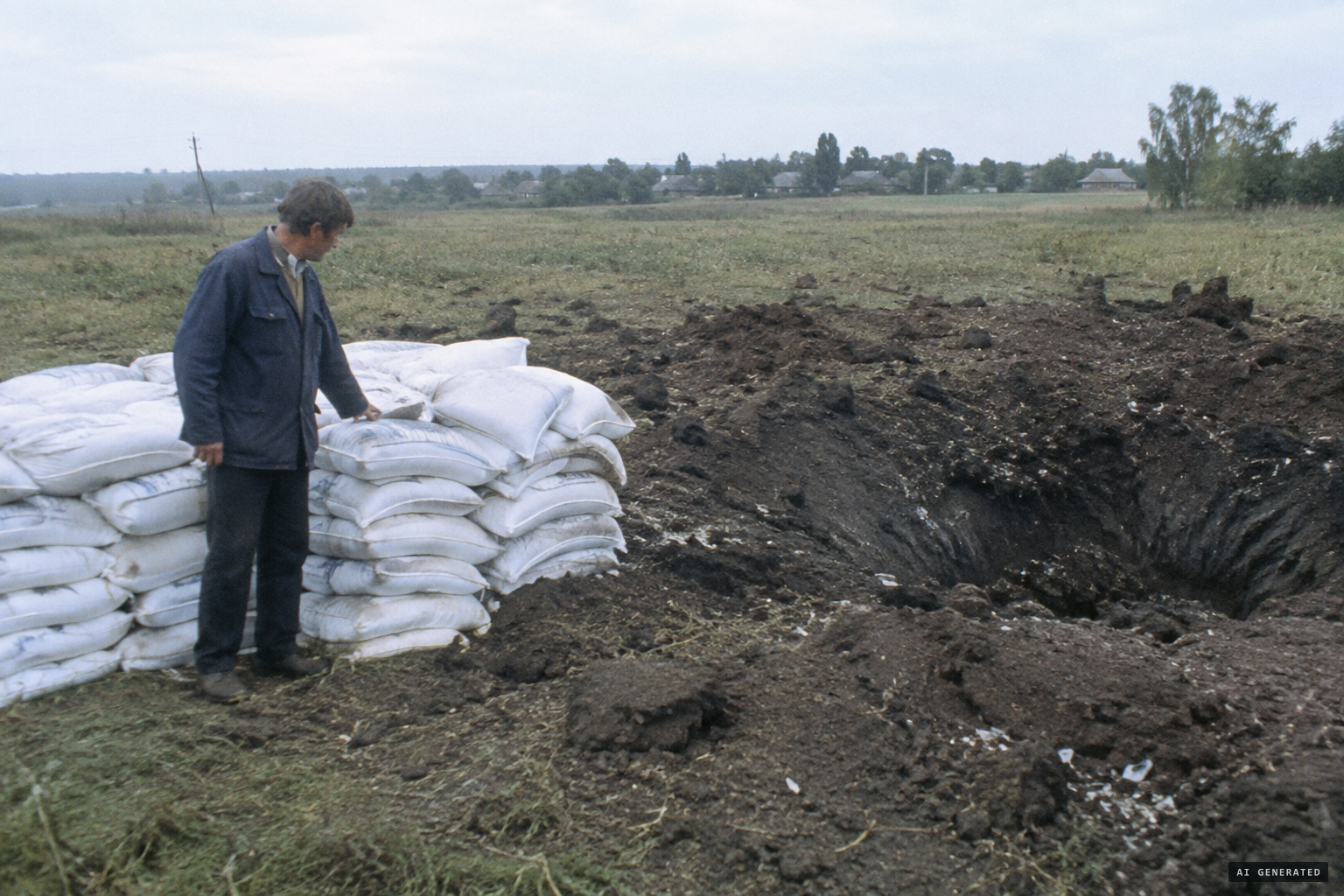 The fertiliser suspect: sacks intact, no burn marks
