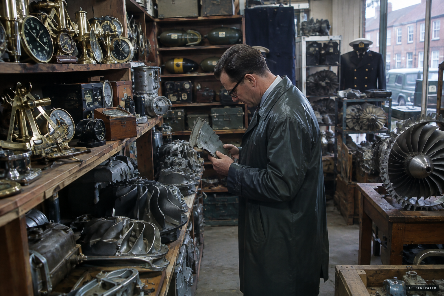 The fragments traced to a naval surplus store