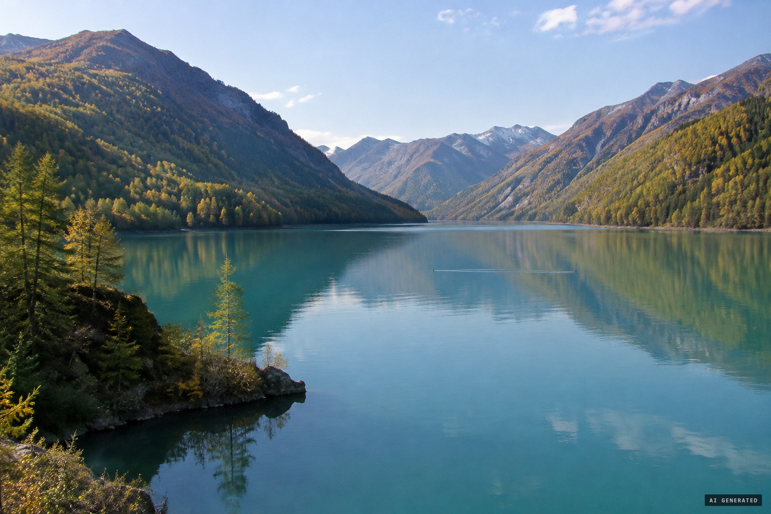Two shapes, two minutes, then calm water