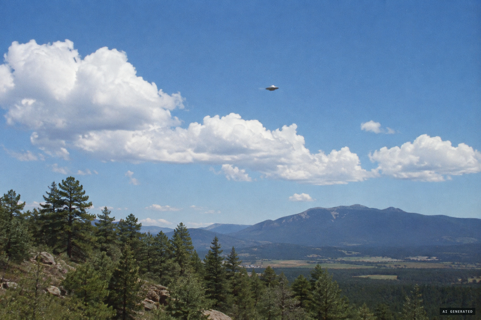 The object moved perpendicular to the cloud drift
