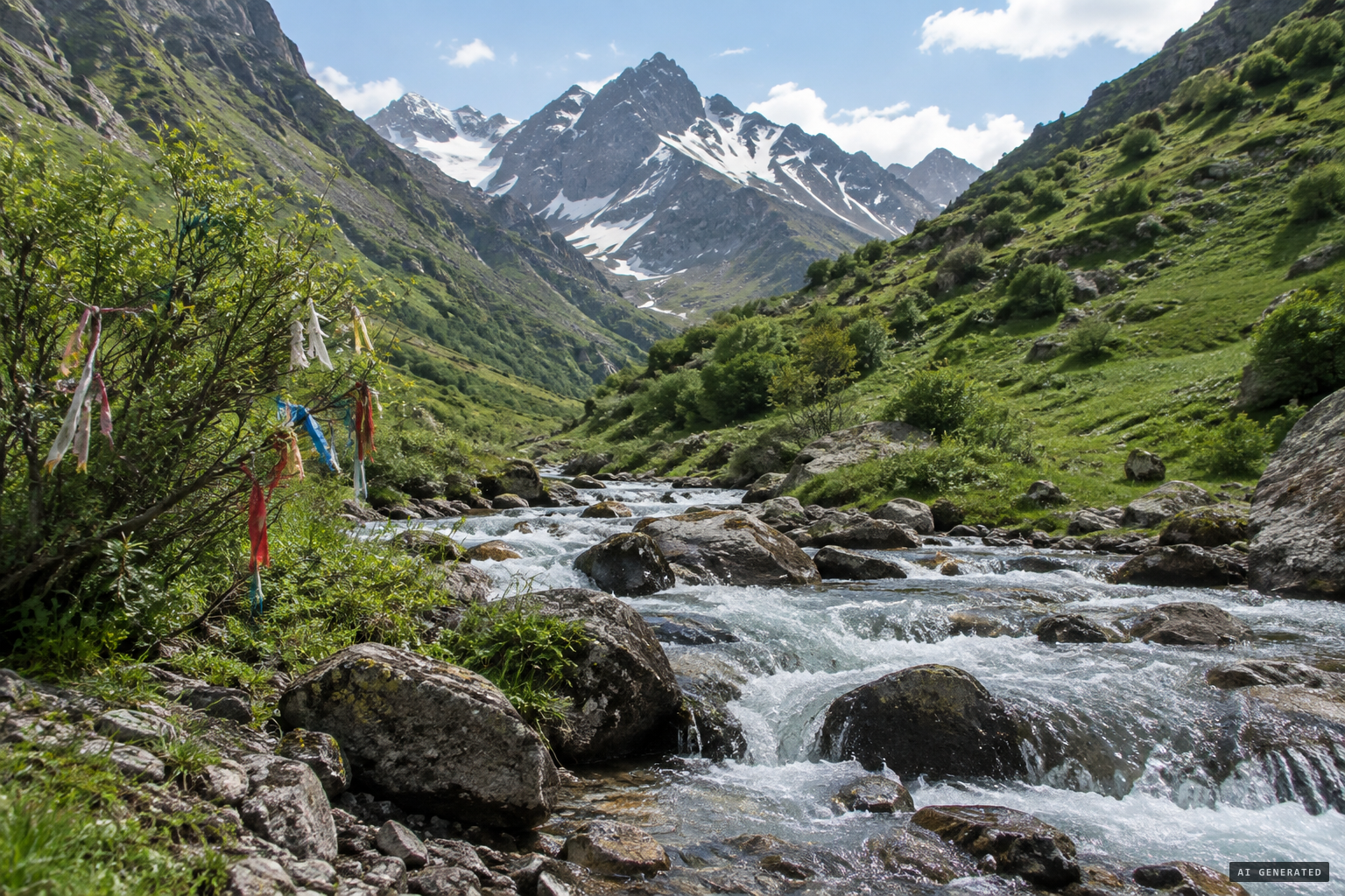 The gorge's older reputation: a sacred stream said to heal