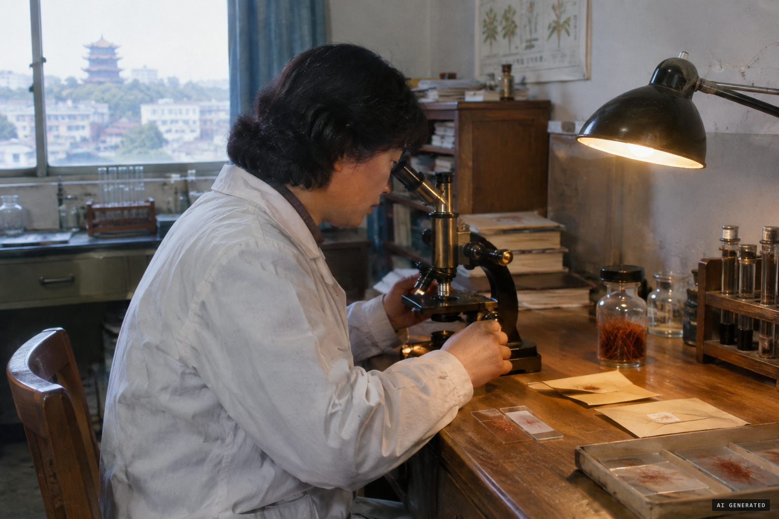Hair samples analysed: human hair dyed red, bear hair and fungus