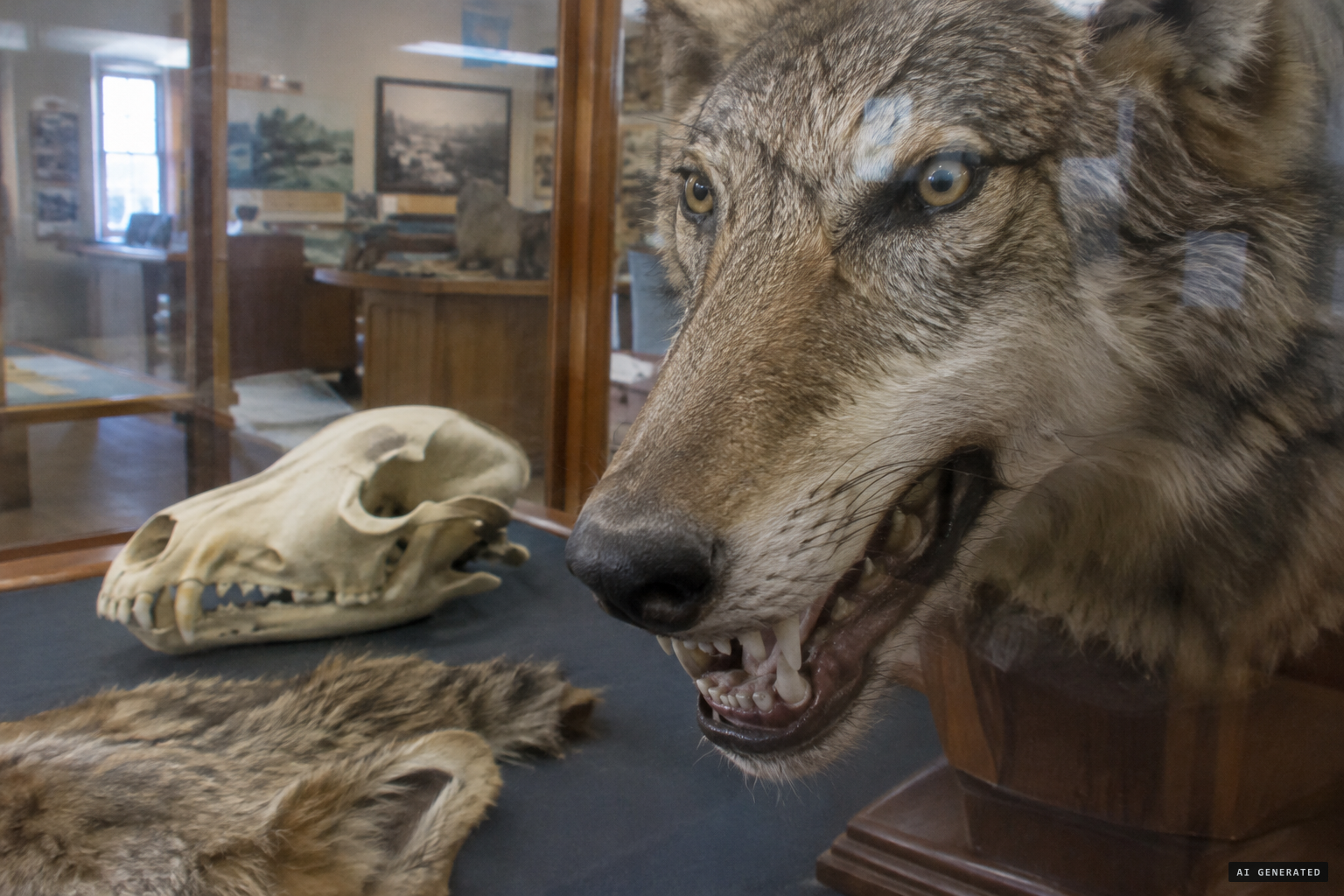 Wolf hybrid, coyote cross or hyena? It has never been DNA-tested
