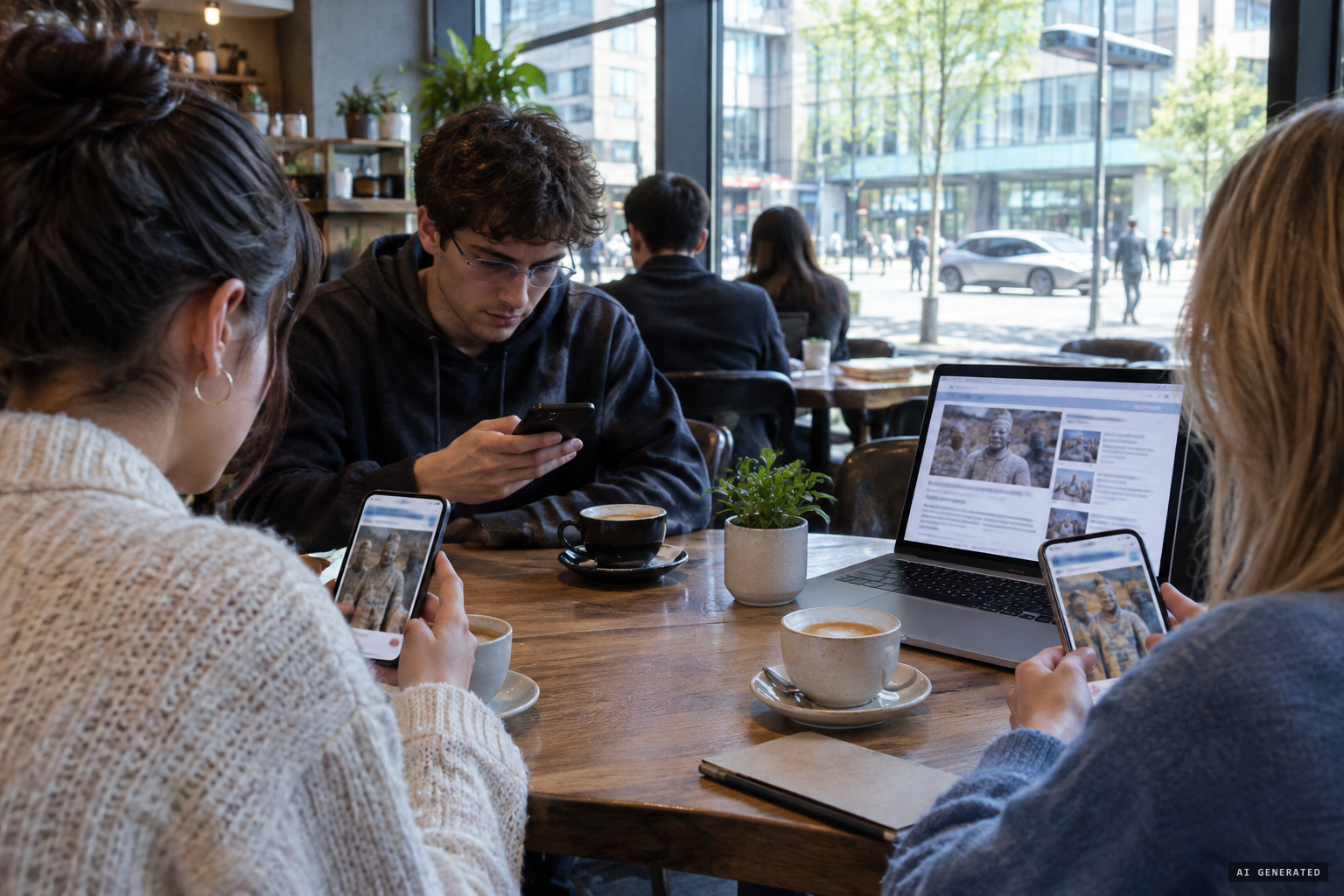 The story spreads again across news sites and social media