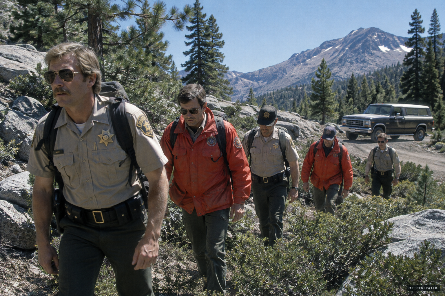 Searchers reached the site near Shuteye Peak, about 25 miles northeast of Bass Lake.