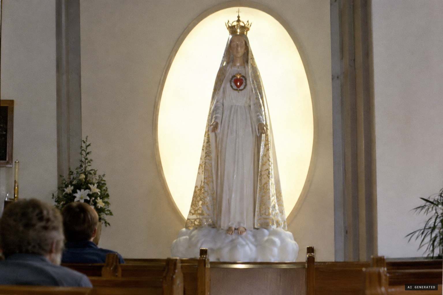 The woman in white who called herself Mary the Immaculate