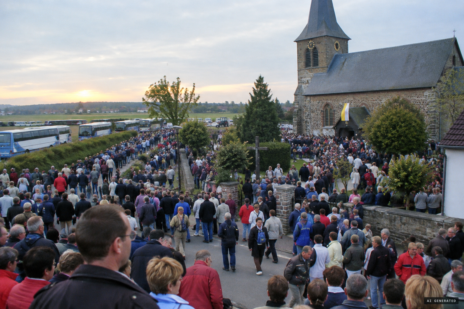 In 2002 the crowds grew to 2,000, then 3,000