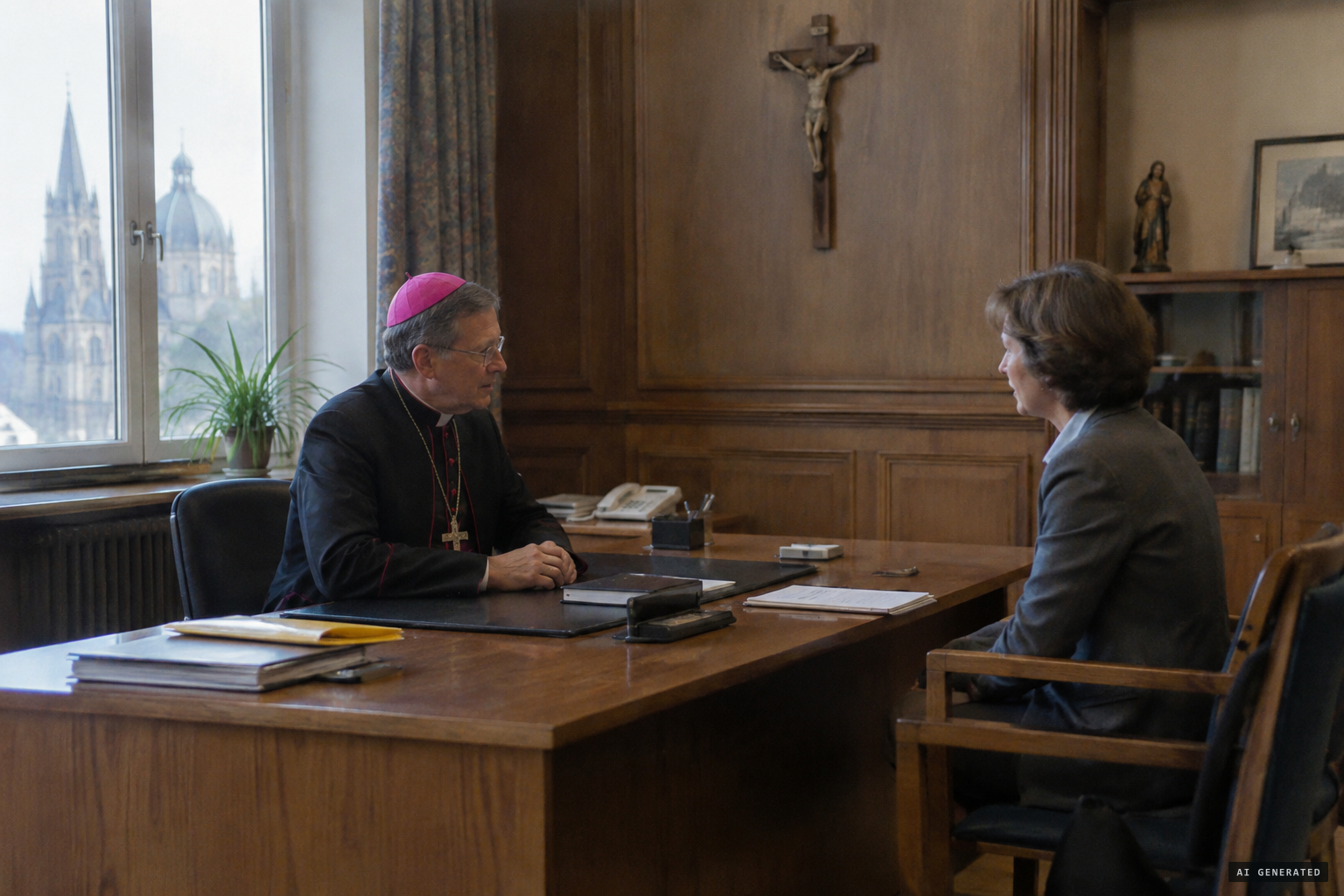 Bishop Mussinghoff met Manuela in 2002 and 2003