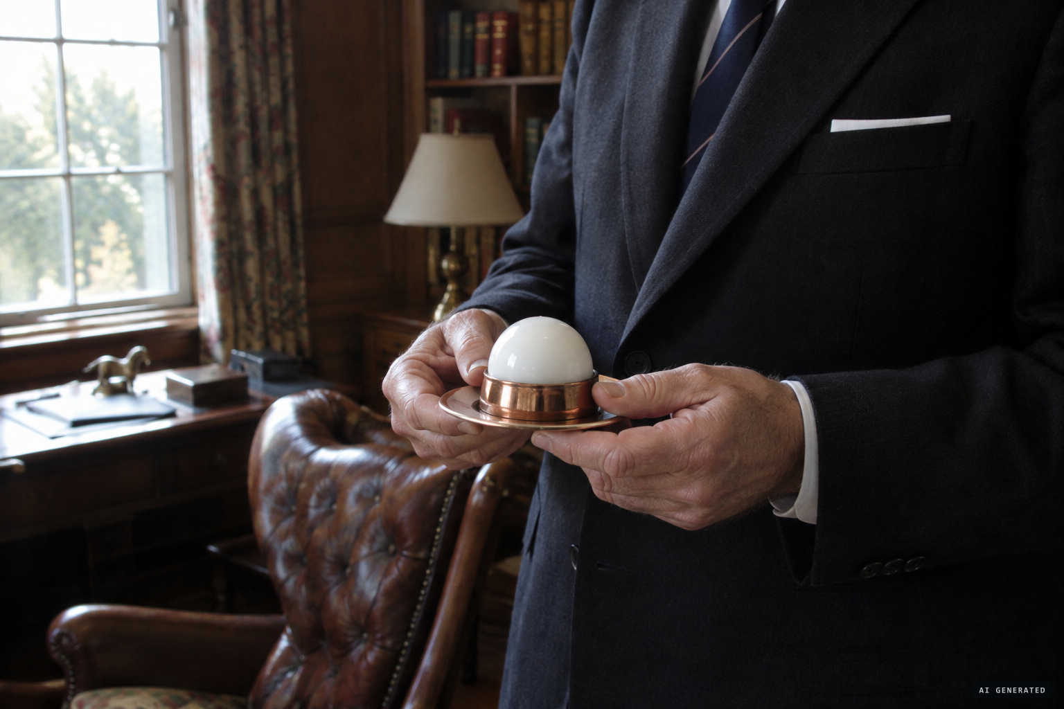 Lord Dowding says he held and examined the saucer
