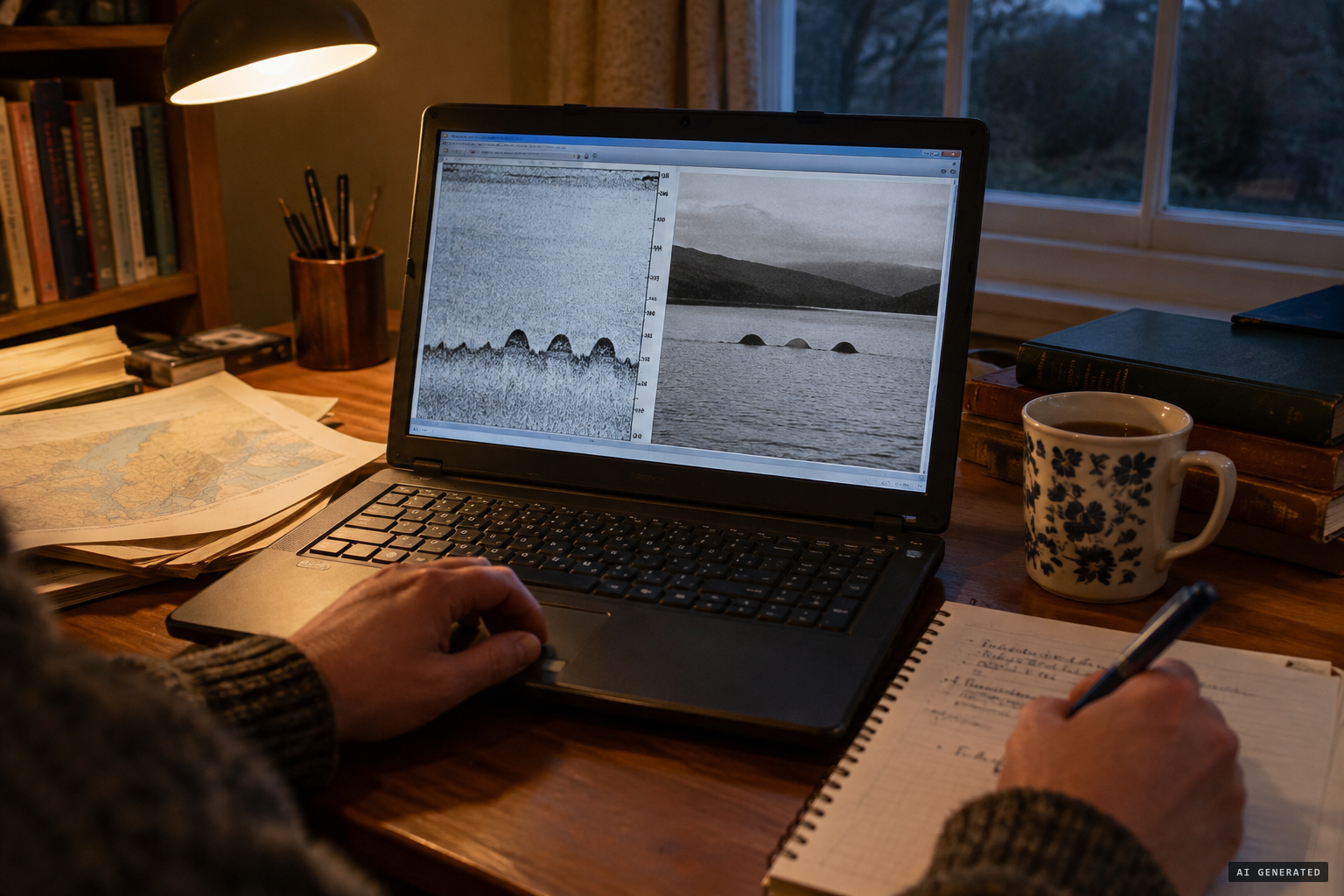 A blogger compares the chart with Lachlan Stuart's 1951 photograph