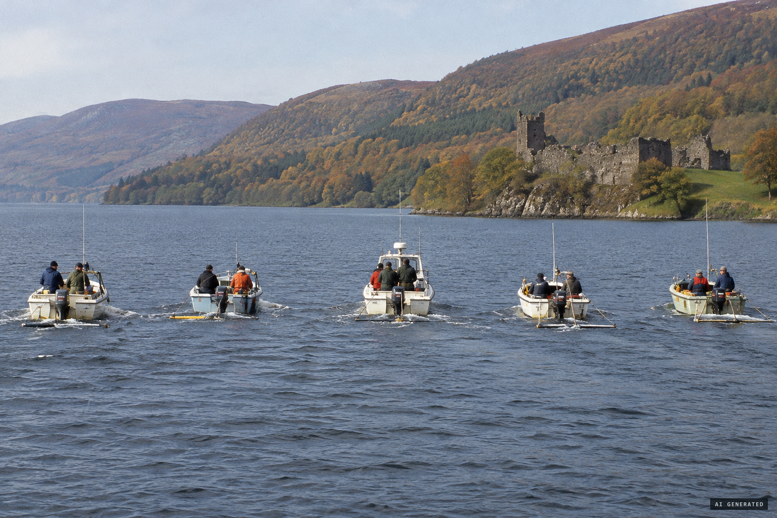 Operation Deepscan sweeps the loch with sonar in 1987