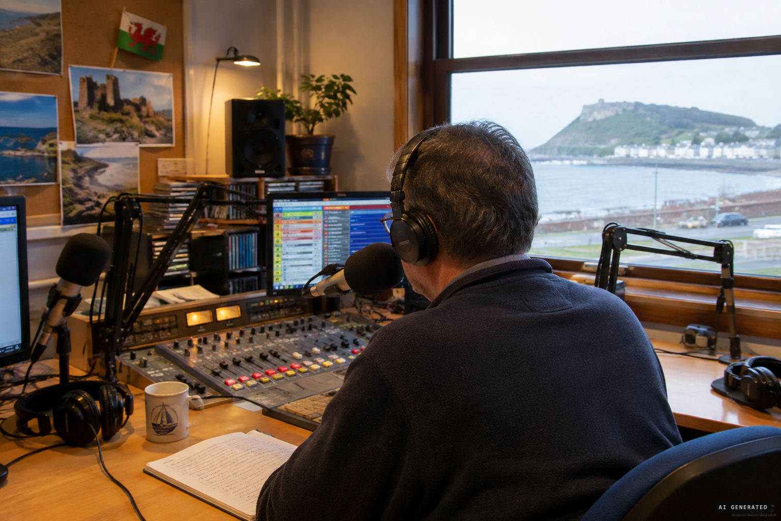 The pilot tells his story again on Oystermouth Radio