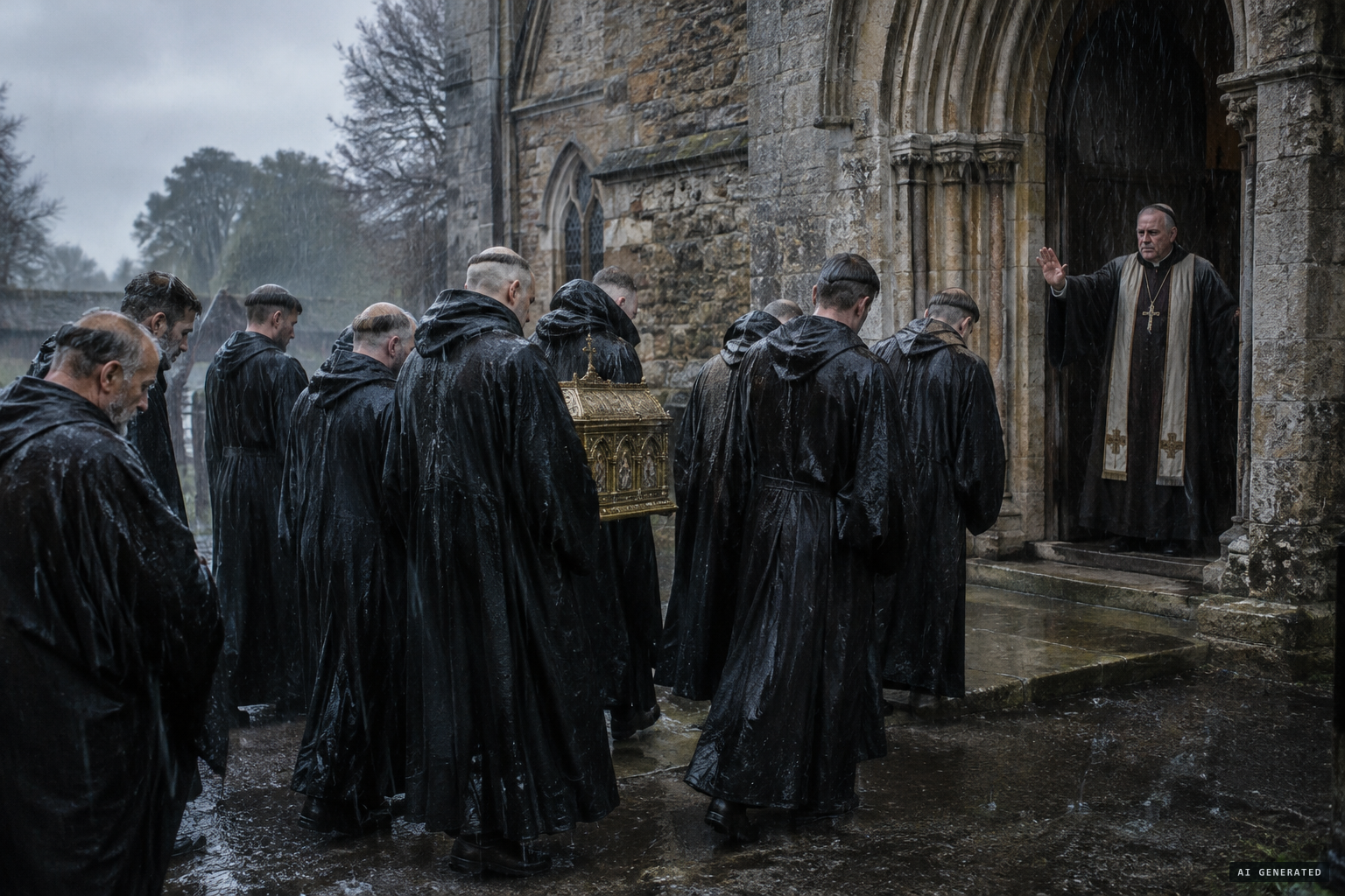 The dean refuses the canons his new church on the eve of the fair