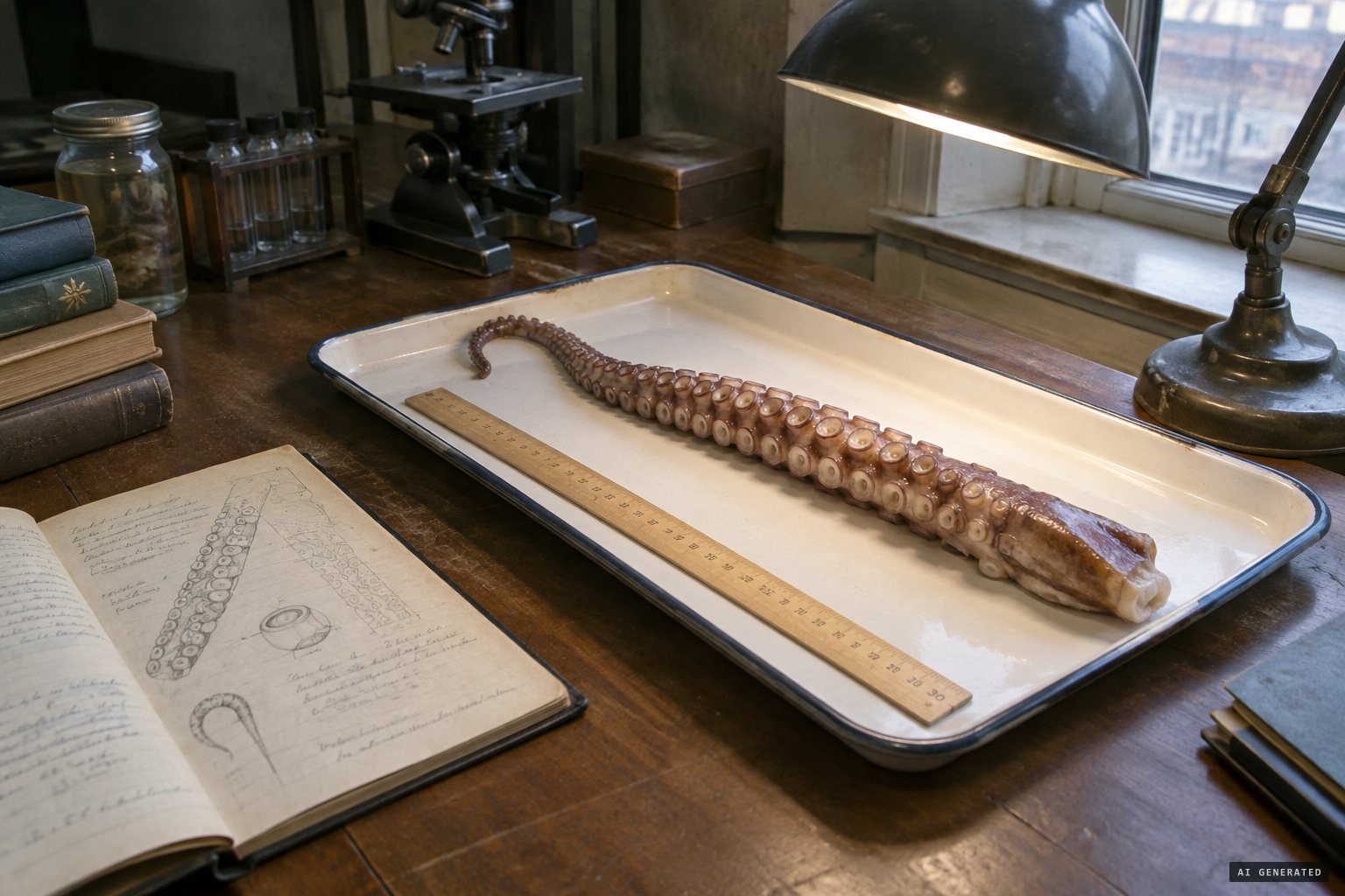 Squid suckers, which defenders say match the six-inch ring scars