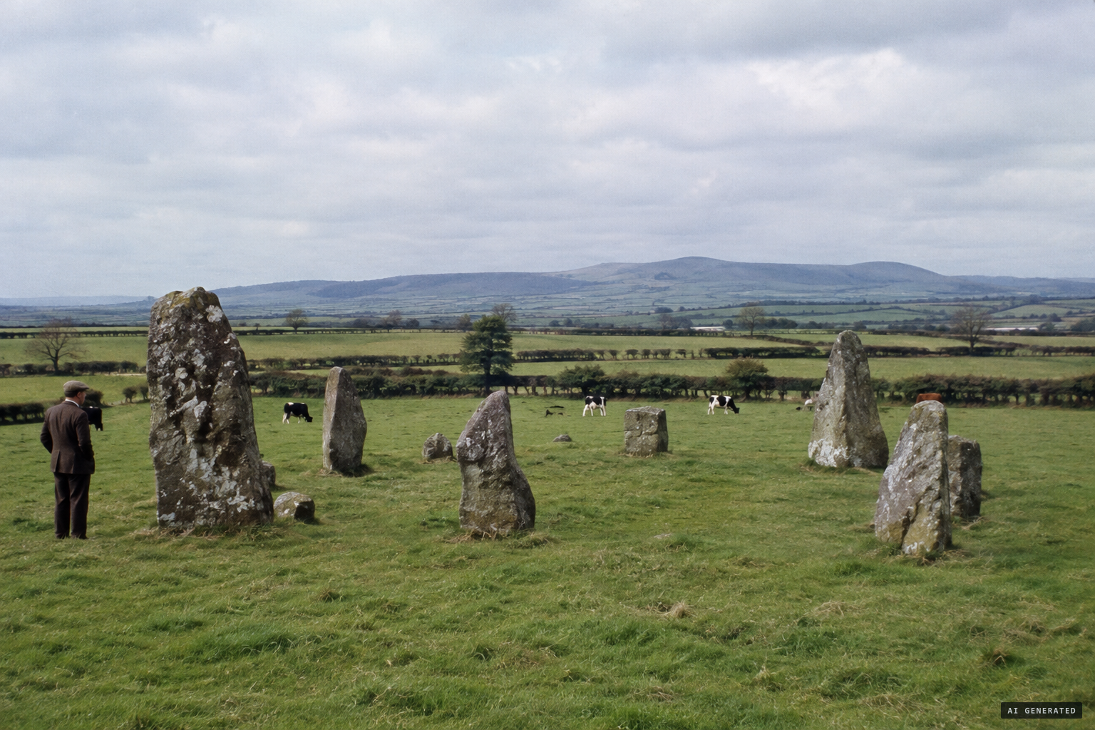 The Stanton Drew stone circles in the fields of the Chew Valley