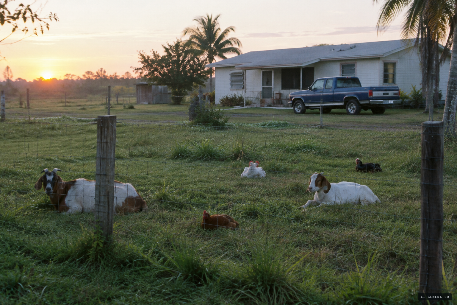 March 1996: the reported animal killings northwest of Miami