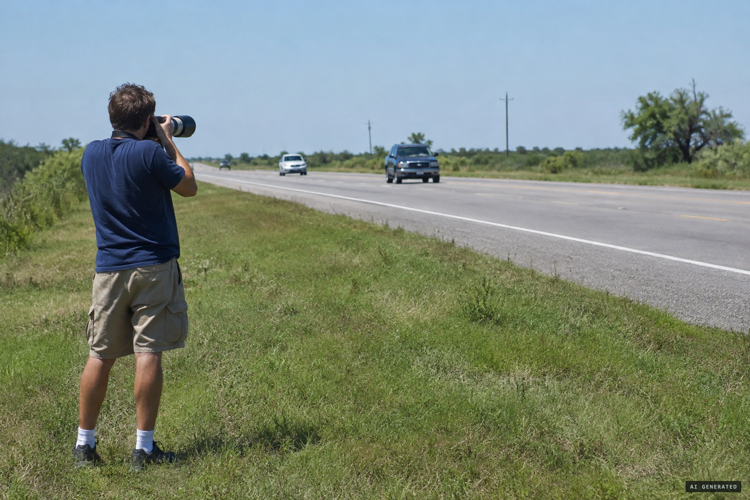 May 13, 2020: a telephoto shot taken from a distance