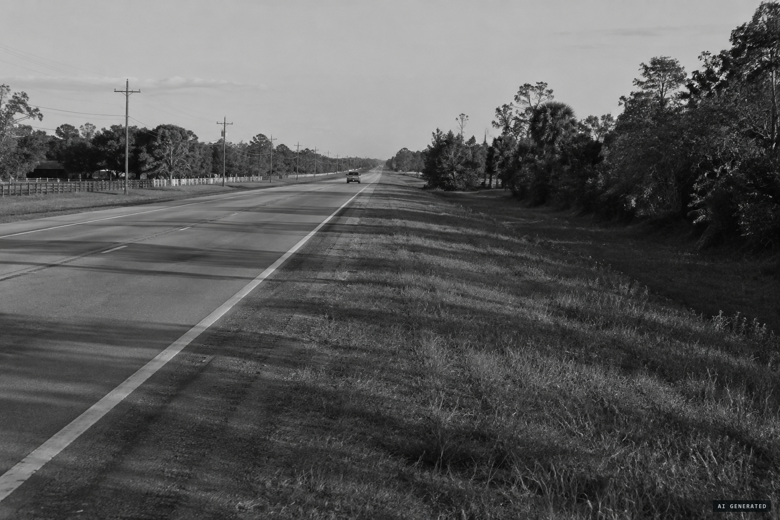 Whatever lay beside State Road 72, only the photograph remains