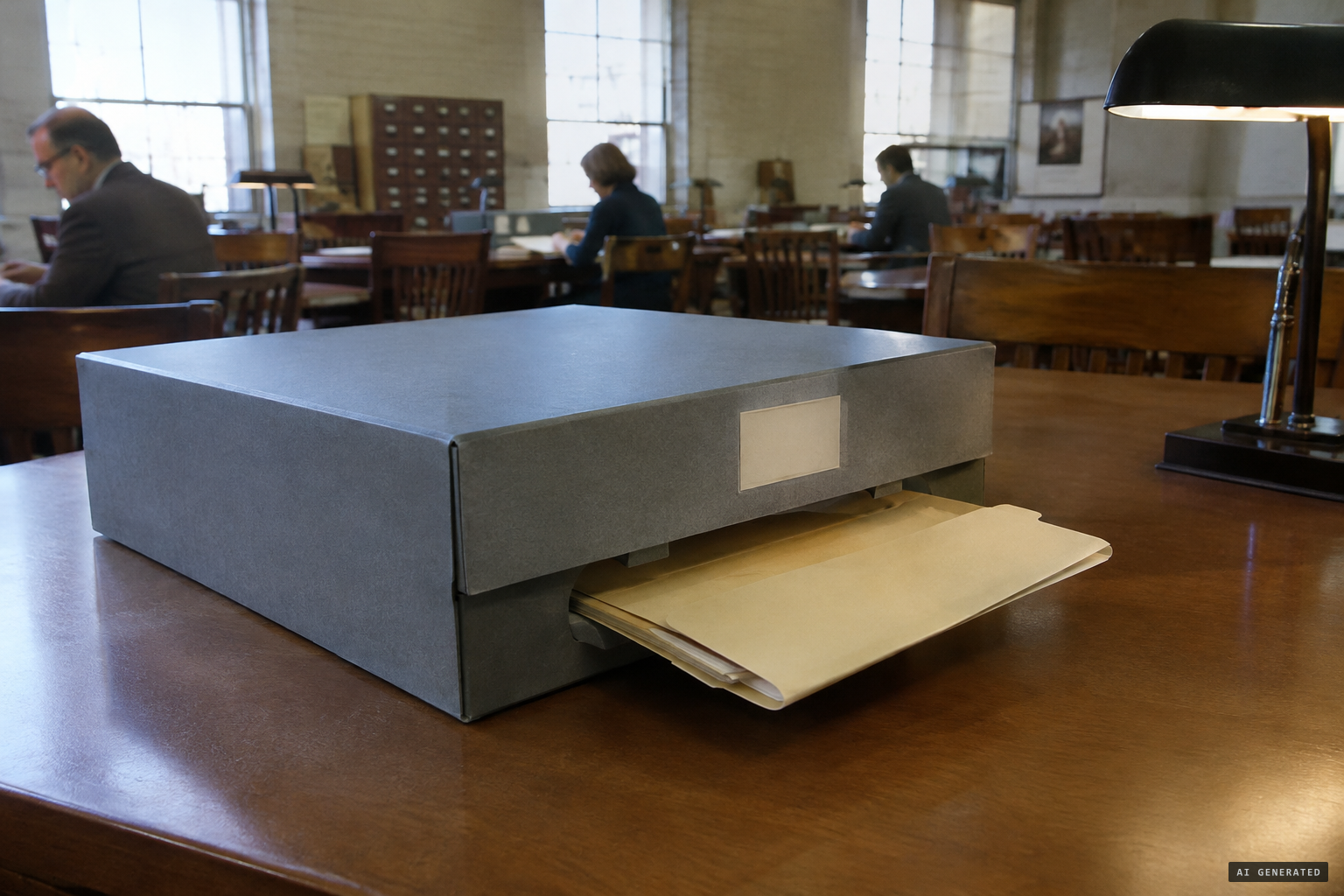 The original file waits in the national archives