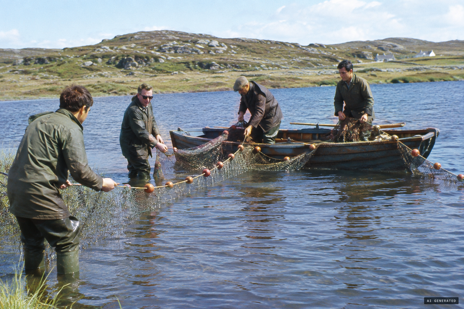 The Loch Ness Investigation Bureau team nets the lough