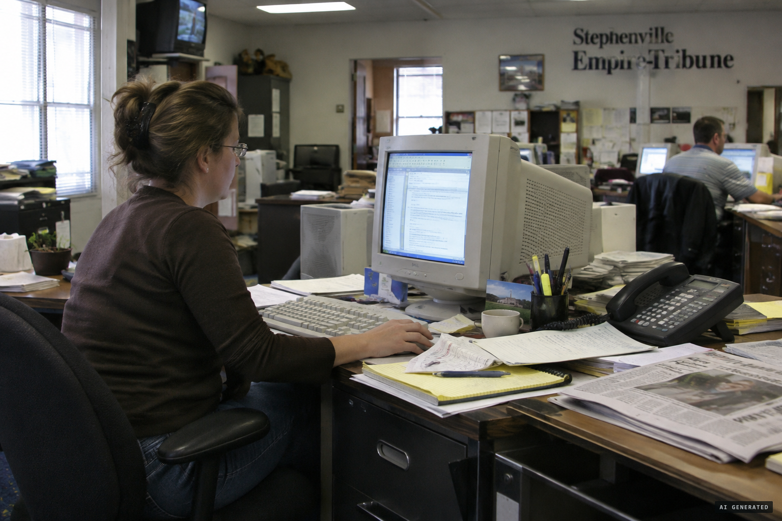 Angelia Joiner of the Empire-Tribune breaks the story
