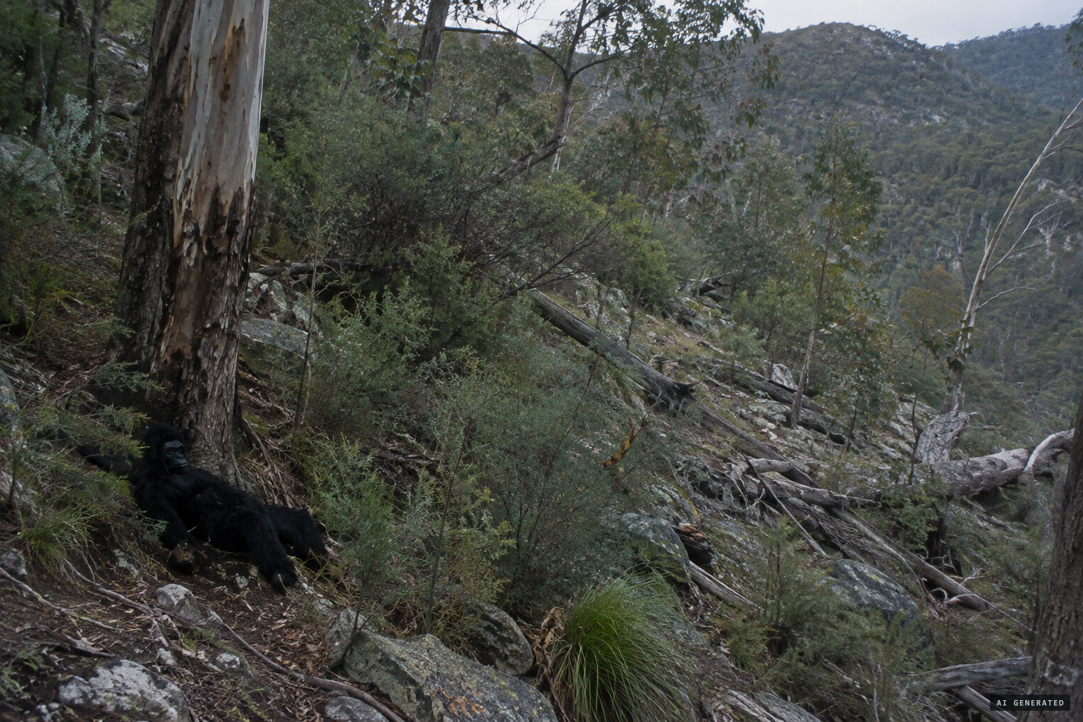 The rumoured gorilla-suit ambush on near-impassable terrain
