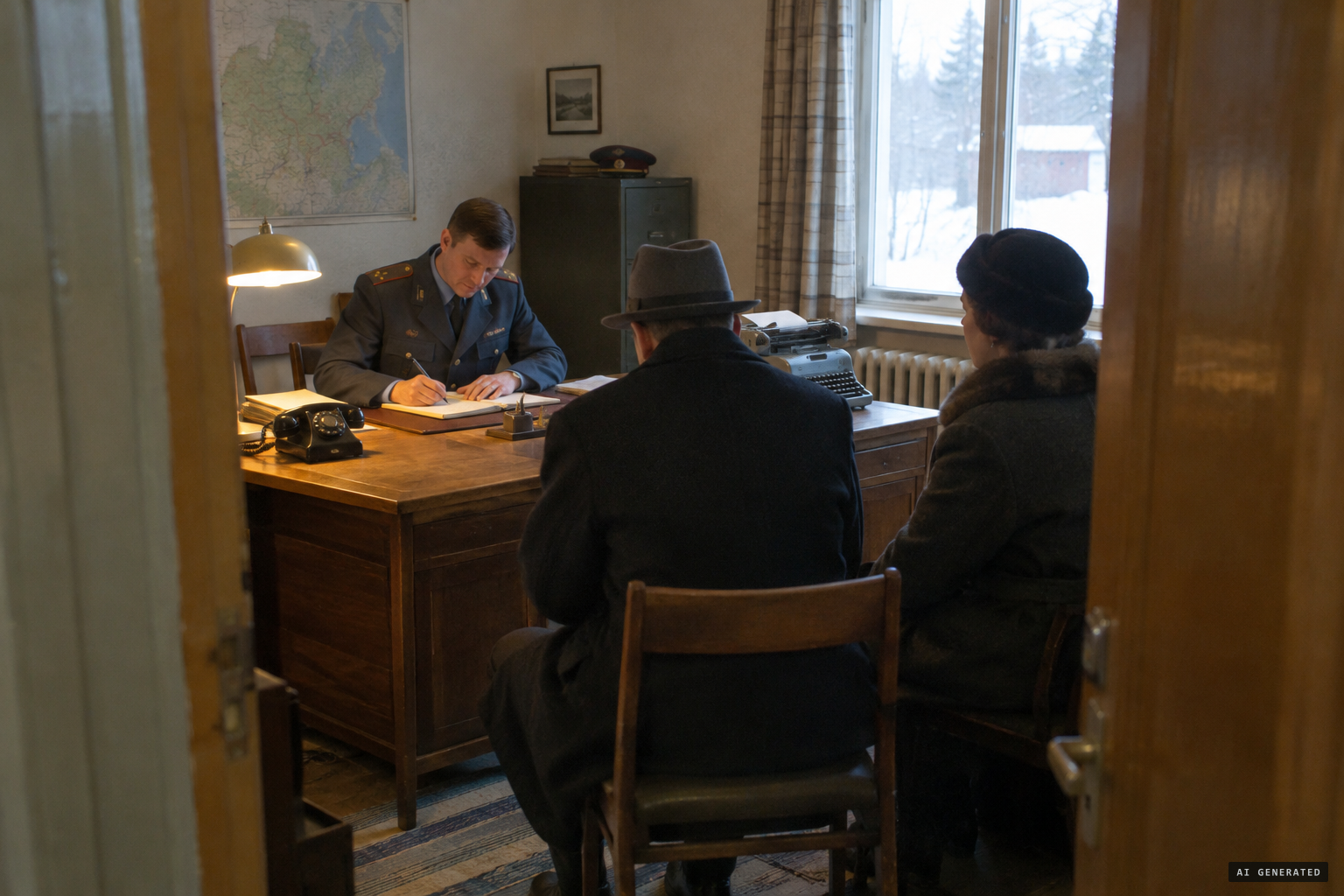 The witnesses take their account to the military authorities