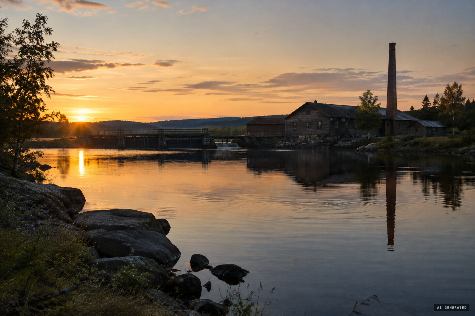 A small report: a head, a wake, and a lake that shares a more famous name