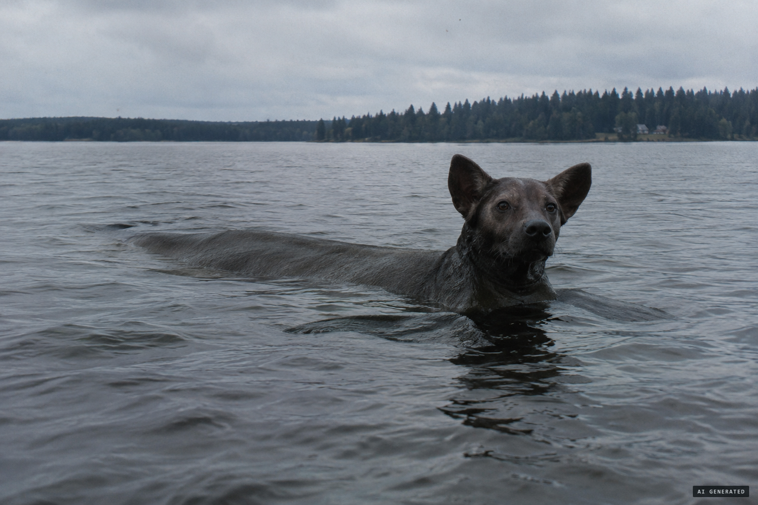 Testimony no. 11: a dog-like head, large ears and fins instead of forelegs