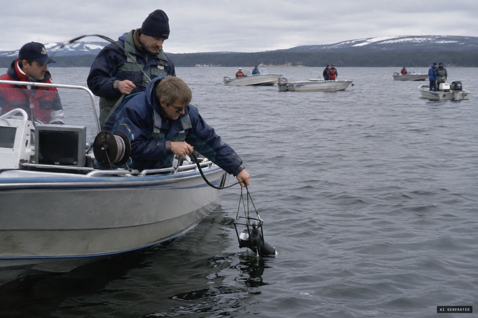 The 1998 sonar flotilla finds nothing
