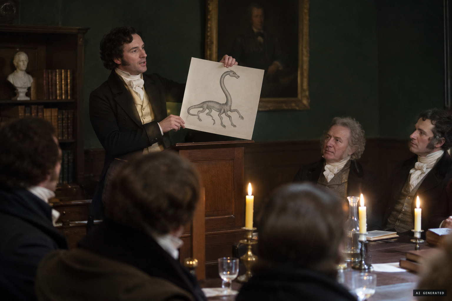 Patrick Neill presents the case to the Wernerian Society