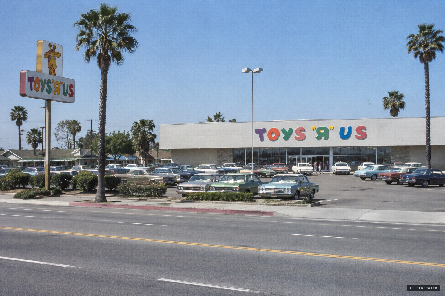 The Toys "R" Us that opened in 1970 on El Camino Real, Sunnyvale