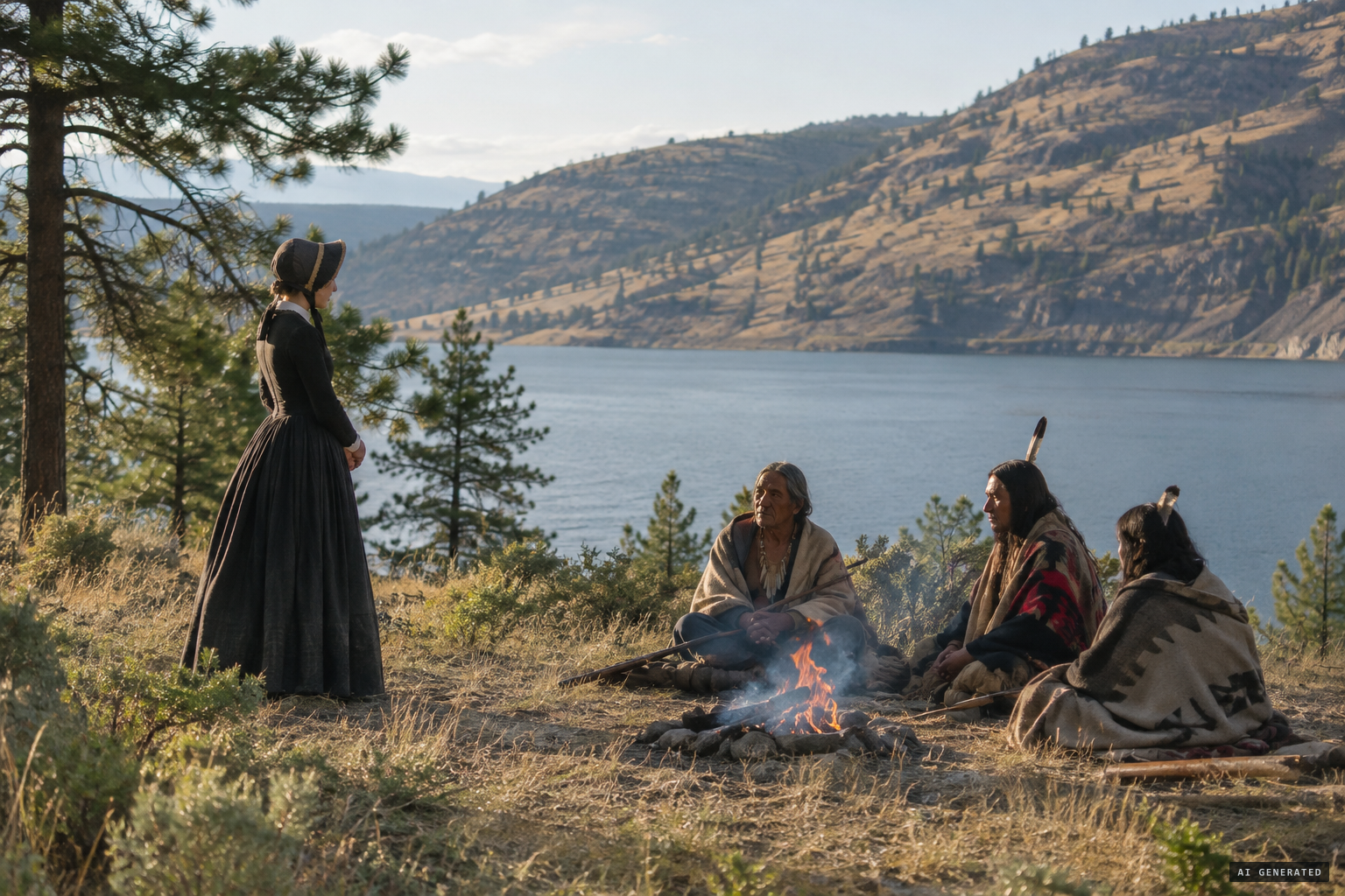 Susan Allison hears the stories of Naitaka